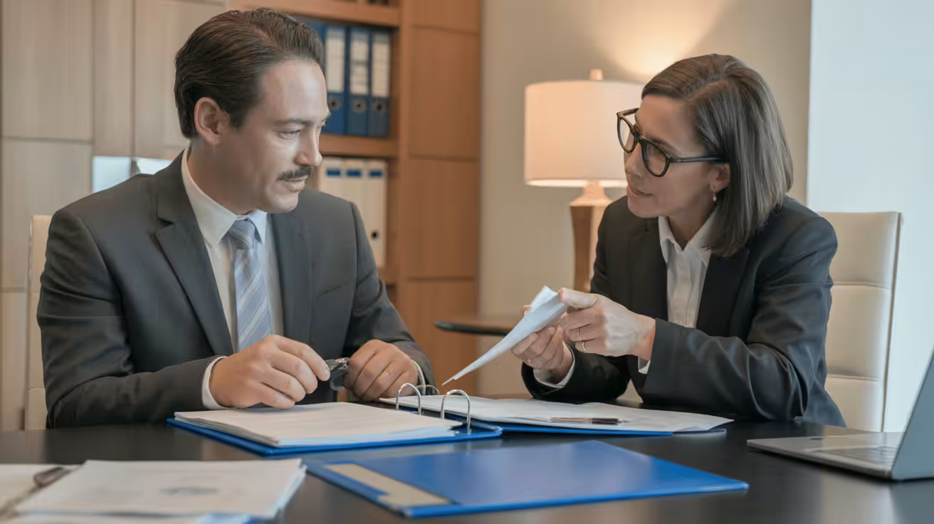 Small business owner at storefront door for business succession planning in NC